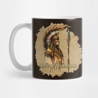 Native American Warrior Mug